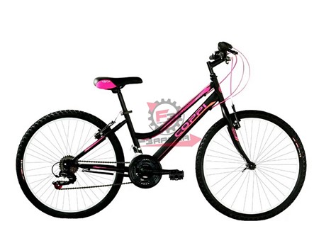 BICI JAUNTY 24 MTB DONNA 18V NE/FUXI