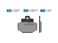 PASTIGLIE FRENO MOTO FD0298 (SR)