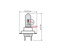LAMPADA 12V 55W H7 ALOGENA BIANCA