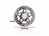 DISCO FRENO ESTERNO 220-SPESSORE 3,5