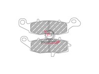 PASTIGLIE FRENO MOTO FD0228 (SR)