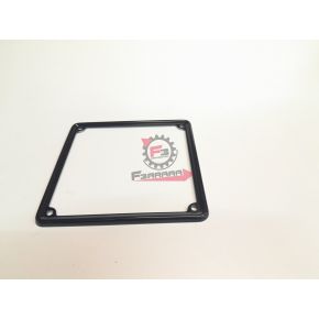 CORNICE TARGA FERRO NERA 170X170MM PER MODELLI VECCHIO TIPO