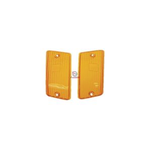 COPPIA VETRI FRECCE POSTERIORE VESPA PK-XL  ARANCIO SIEM PIAGGIO 234778+234774