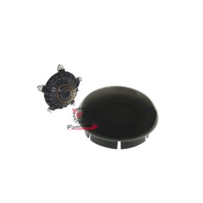TAPPO PER TAMBURO ANTERIORE/POSTERIORE NERO SEMILUCIDO (TIPO GRANDE) VESPA TUTTI 1C000523 - 092517 - 182546