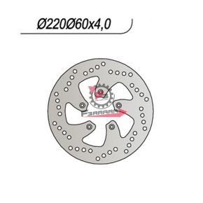 701.659291 DISCO FRENO ANT. APRILIA SCARABEO 50