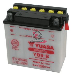BATTERIA YB9-B 12V 9HA YUASA SENZA ACIDO