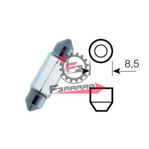 LAMPADA 12V-5W SILURO MEDIA 10X36