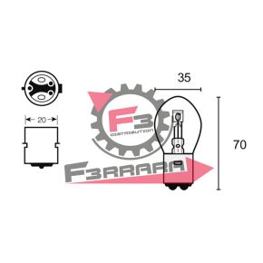 LAMPADA 12V 45/40W BA20D BILUCE HERT