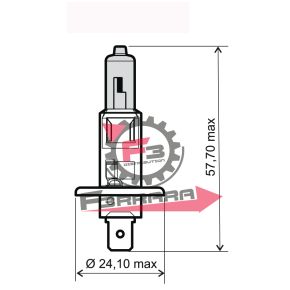 LAMPADA 12V 55W H1 PREMIUM PHILIPS