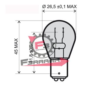 701.203381 LAMPADA 12V-5-21 BAY 15D