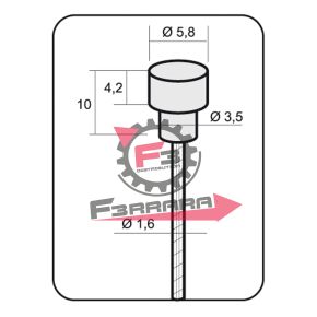 FILO FRENO CORSA 1,6 X 1700 STAINLES