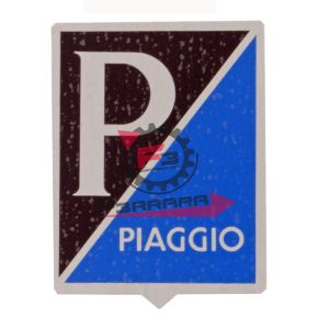 554.0055330 SCUDETTO RETTANGOLARE PIAGGIO