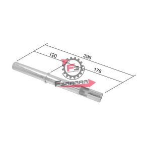 655.139778 TUBO COMANDO GAS VESPA PX