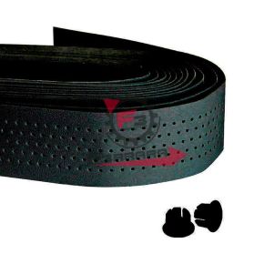 457.305410120 NASTRO MANUBRIO CORSA NERO FORATO