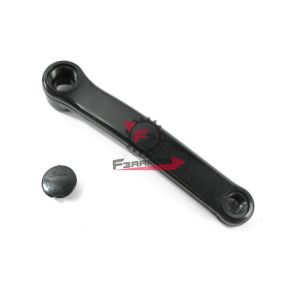 PEDIVELLA BICI SX 170 MM NYLON NERA CURVA