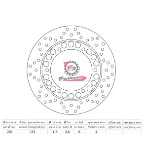 501.DF4023A DISCO FRENO YAMAHA MAJESTY 250 ANT.