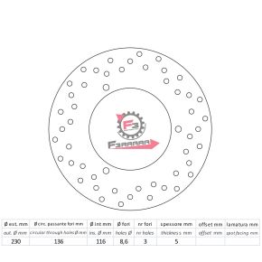 501.DF4045A DISCO FRENO MAJESTY 250 NEWFREN