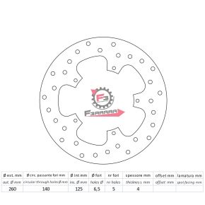 501.DF4056A DISCO FRENO ANT. BEVERLY/X9 500 01>