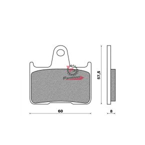 PASTIGLIE FD0272 HONDA CBR 1300 (SR)