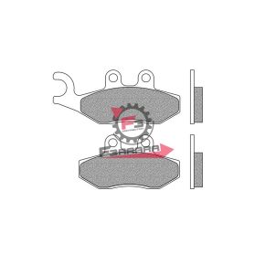 501.FD0330BE PASTIGLIE FRENO SCOOTER FD0330 (SR)