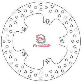 501.FMD0168R DISCO FRENO ANT.BEVERLY 400/500 CR.