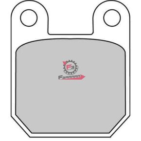 PASTIGLIE FRENO SCOOTER FD0094 (SR) ARGENTO FERODO