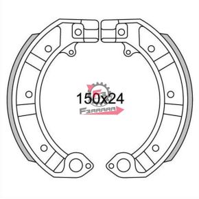 501.GF0128 GANASCE FRENO VESPA PK-PX POST.(SR)