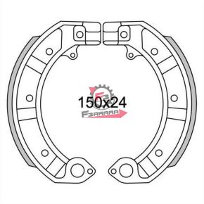 501.GF0128EVO GANASCE FRENO VESPA PK-PX POST.(SR)