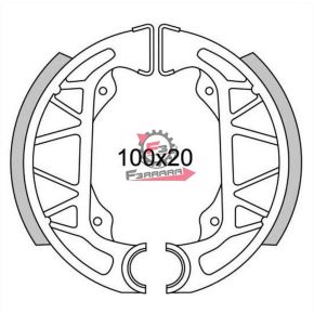 GANASCE FRENO ZIP SP 2SR POST.(SR) NEWFREN