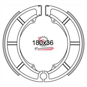 GF1230 GANASCE FRENO SUZUKI INTRUDER (SR)