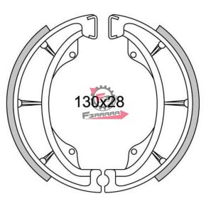 501.GF1309 GANASCE FRENO SCOOTER GF1309 (SR)