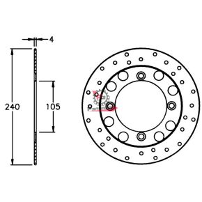554.0055934 DISCO FRENO HONDA PANTHEON 125/150