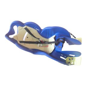 SEGGIOLINO POSTERIORE SANBAS BLU ATTACCO AL PORTAPACCO