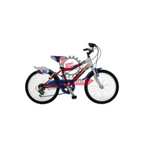 458.GMU20206BR BICI MTB 20 UOMO 6V BIANCO/ROSSO