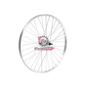 RUOTA 26X3/8 POSTERIORE 7V MOZZO - CERCHIO ALLUMINIO OLANDA - SPORT