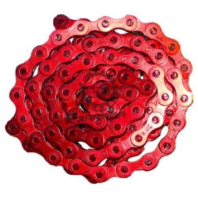 525240143 CATENA BICI 1 VEL 1/2 1/8 ROSSA