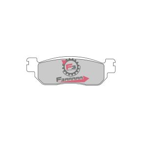 PASTIGLIE FRENO MOTO FD0259 (SR) ECO FRICTION FERODO