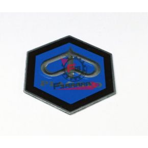 SCUDETTO ESAGONO MEDIO ADESIVO MM.31 PIAGGIO- VESPA PK/PX 195577