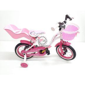 SMD12000PLBI BICI BIMBA 12 GIULIA BIANCA/ROSA