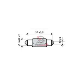 01422 LAMPADA 12V 10W SILURO