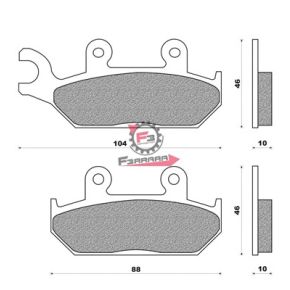 FD0167BT PASTIGLIE FRENO MOTO FD0167 (SR)