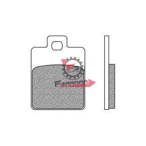 FD0249BE1 PASTIGLIE FRENO SCOOTER FD0249 (SR)