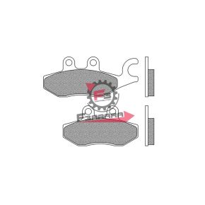 FD0365BE1 PASTIGLIE FRENO SCOOTER FD0365 (SR)