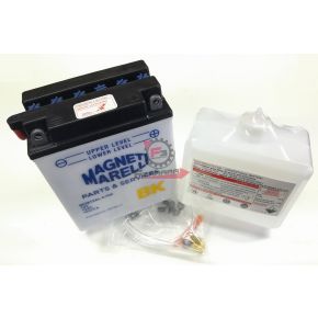 BATTERIA YB12AL-A CON ACIDO MARELLI 12V 12AH LU134-LA80-AL160 POLO + DX