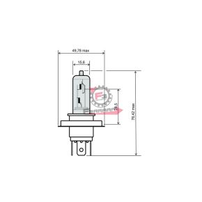 246510182 LAMPADA 12V 35/35W HS1 PX43T BIANCA