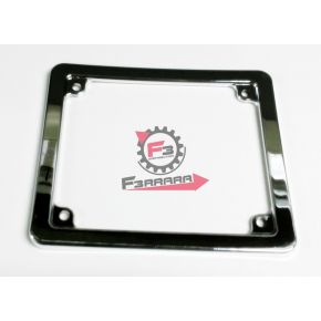 CORNICE TARGA SCOOTER 50 PLAST.CROM.