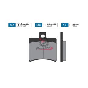 1740020 PASTIGLIE FRENO MOTO FD0267 (SR)