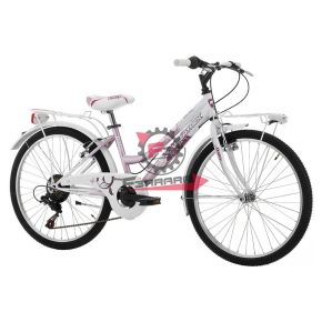130.2149135 BICI DAISY 24 DONNA 6V BIANCO/ROSA