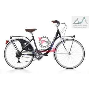 BICI LIBERTY 26 DONNA 6V VERDE/BIANC