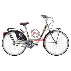 130.2835609 BICI LIBERTY 26 DONNA CREMA/AMARANTO